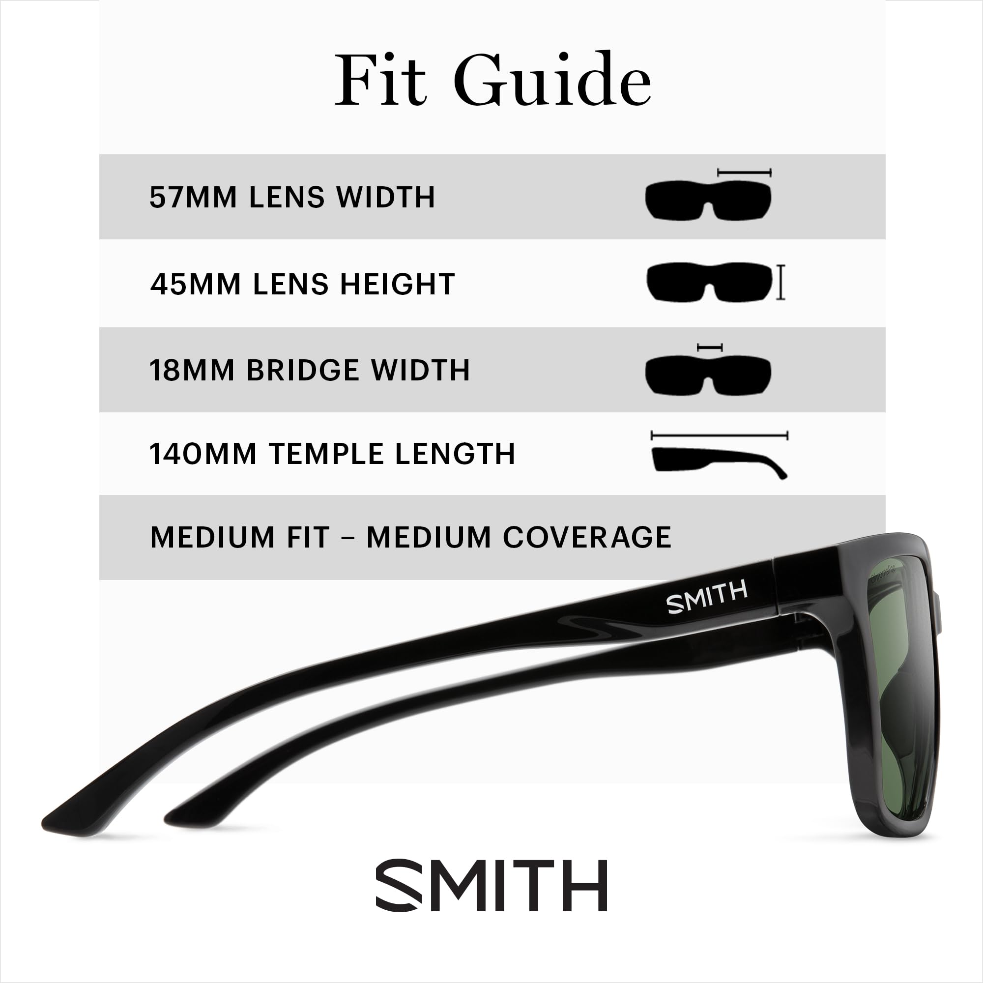 SMITH Polarized Sports Sunglasses for Men & Women – UV Protection, Lightweight & Durable – Perfect for Running, Cycling, Hiking & Outdoor Activities