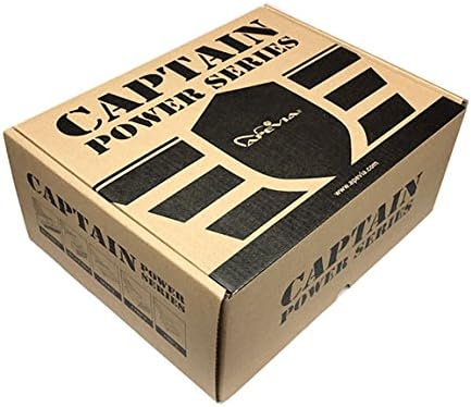Apevia CAPTAIN550 550W ATX Power Supply with All Black Cables - High Performance PSU for Gaming PC, Workstation & Home Office Computers