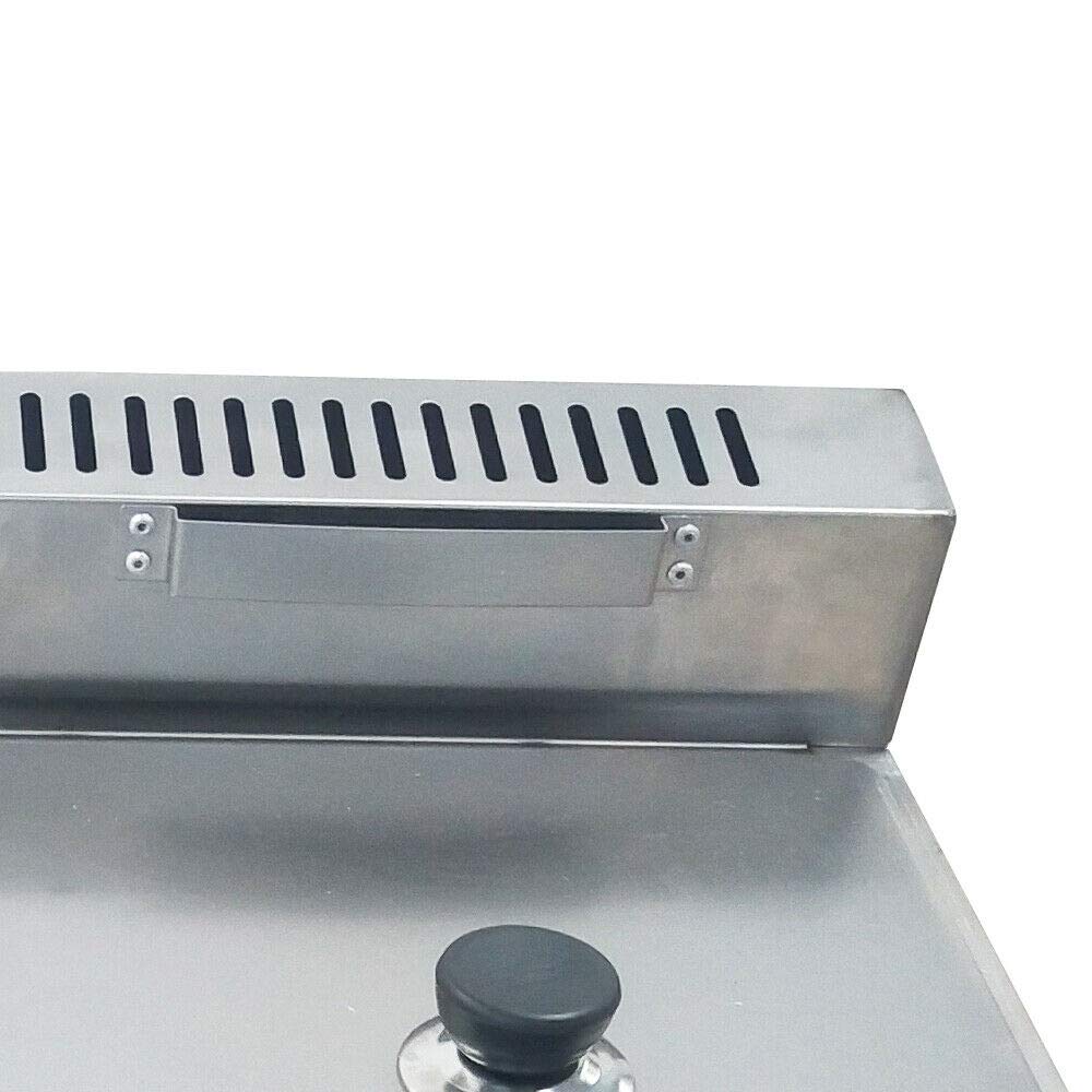 Commercial Stainless Steel Double Cylinder Gas Countertop Fryer for Restaurants, Snack Bars - Perfect for Frying Chicken, Fish, and French Fries