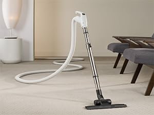 Prolux 30 ft Central Vacuum Hose Kit with Turbo Nozzles - Universal Fit for All Vacuum Brands - Perfect for Home Cleaning, Car Detailing & Pet Hair Removal
