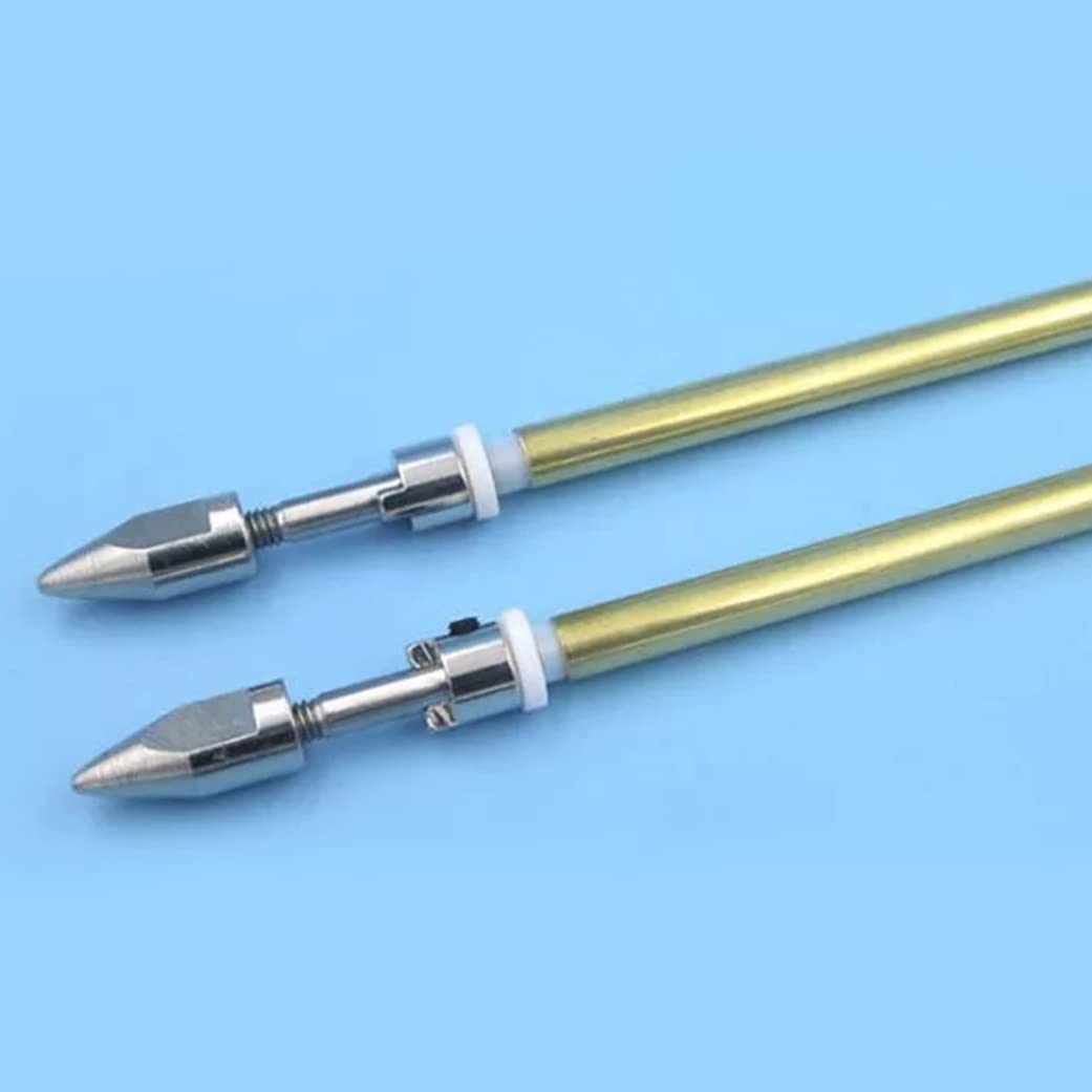 **ESiiFuu 350mm RC Boat Drive Shaft Flex Cable with Copper Tube & Prop Nut - Durable Propeller Shaft for RC Model Boats, DIY Boat Building Kits (4mm) - Perfect for RC Racing, Hobbyist Repairs & Marine Model Assembly**