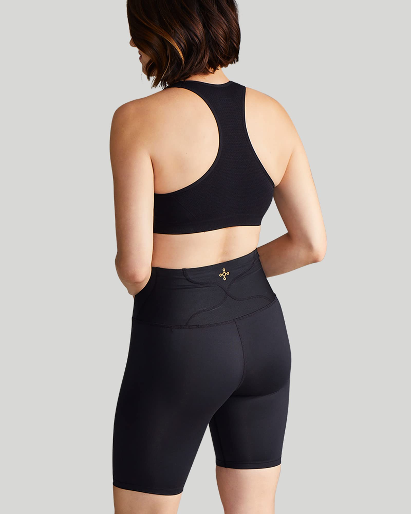 Tommie Copper Women's Pro-Grade Lower Back Support Compression Shorts - Breathable & Comfortable for Back Pain Relief - Perfect for Workouts, Yoga & Everyday Wear