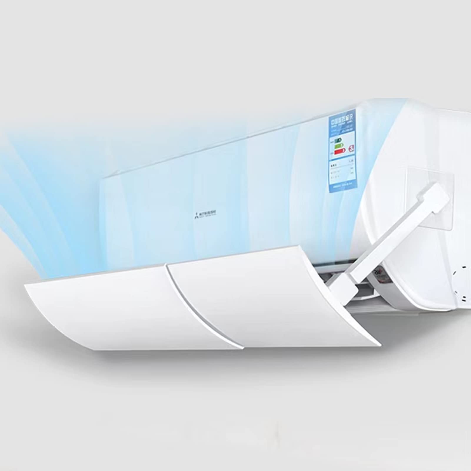 Adjustable Air Conditioner Deflector - Telescopic Windshield for Home Cooling | Improve Airflow & Direct Breeze | Perfect for Bedroom, Office & Living Room AC Units