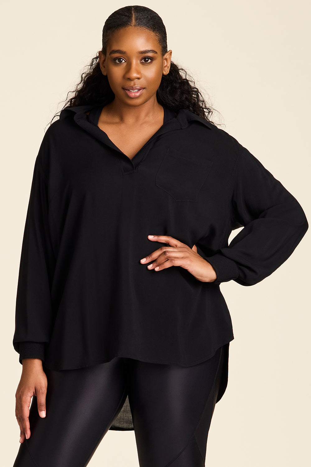 Diana Top Black - Women's Fashion Blouse for Casual Wear, Office & Night Out | Trendy & Comfortable