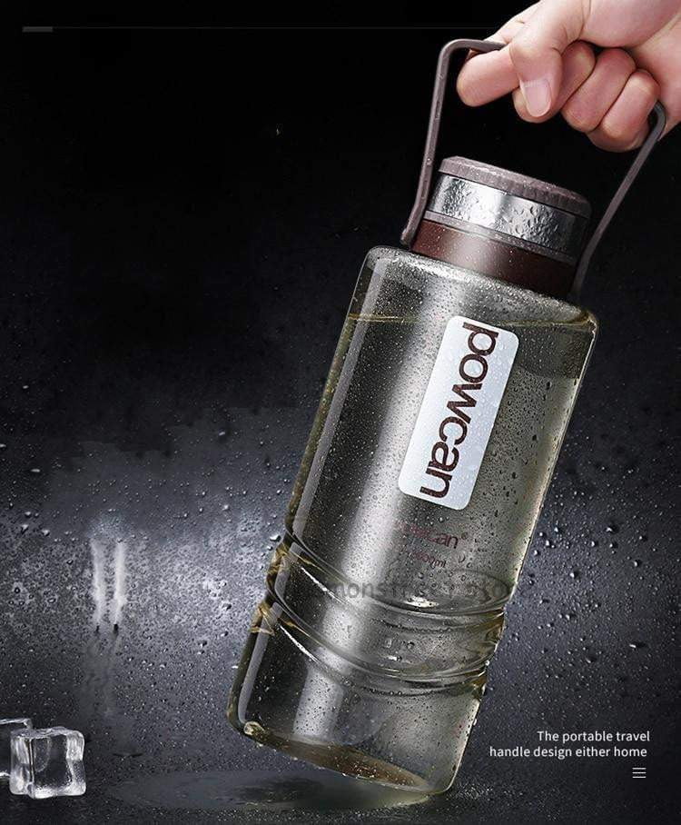 POWCAN Large Capacity Water Bottle 1000ML 1500ML 2000ML - BPA Free, Leak Proof, Sport & Outdoor Water Bottle for Hiking, Gym, Camping, and Travel
