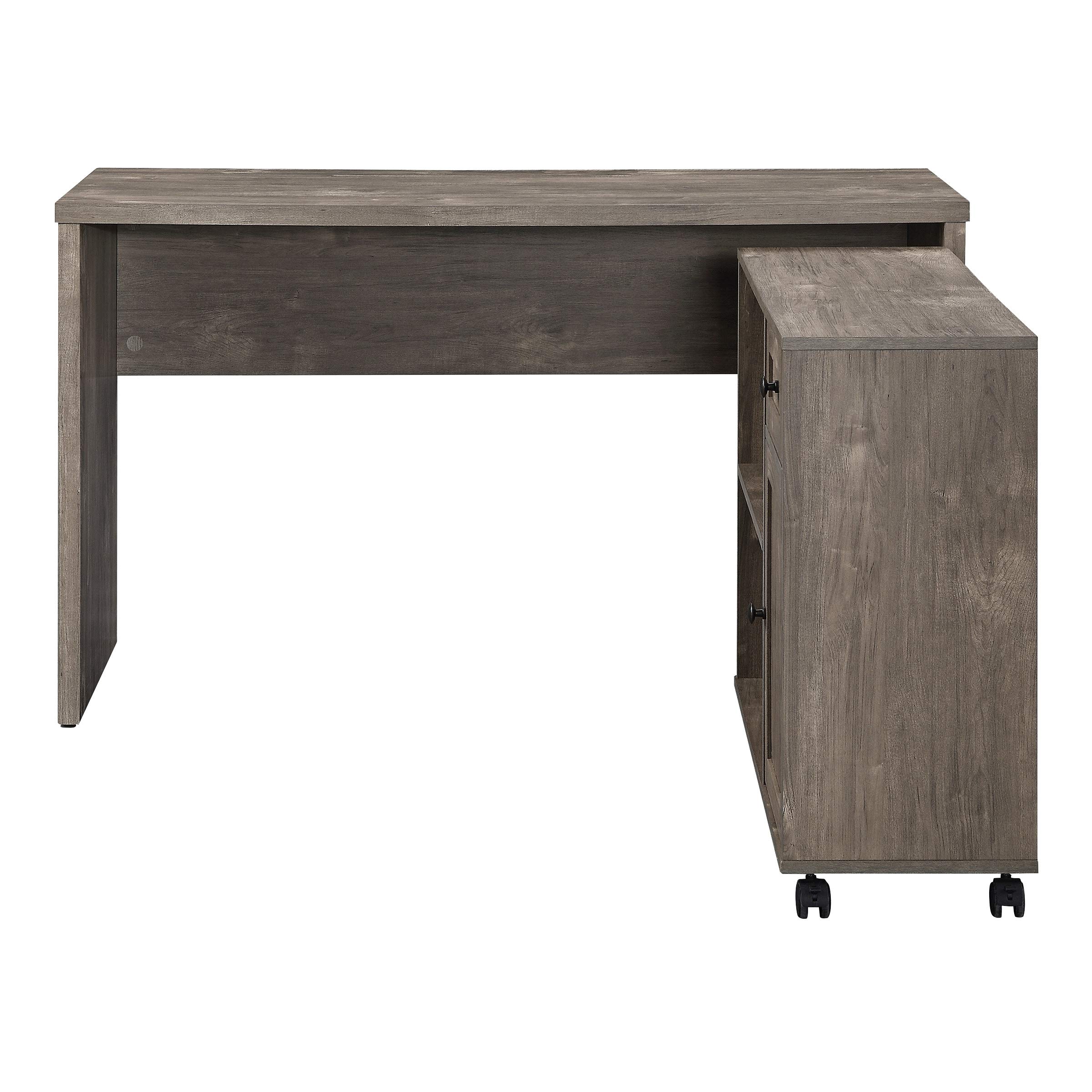 OSP Home Furnishings Waverly Home Office Desk - Scottish Alder Wood Writing Desk with Storage Drawer | Perfect for Small Spaces, Remote Work & Study Rooms