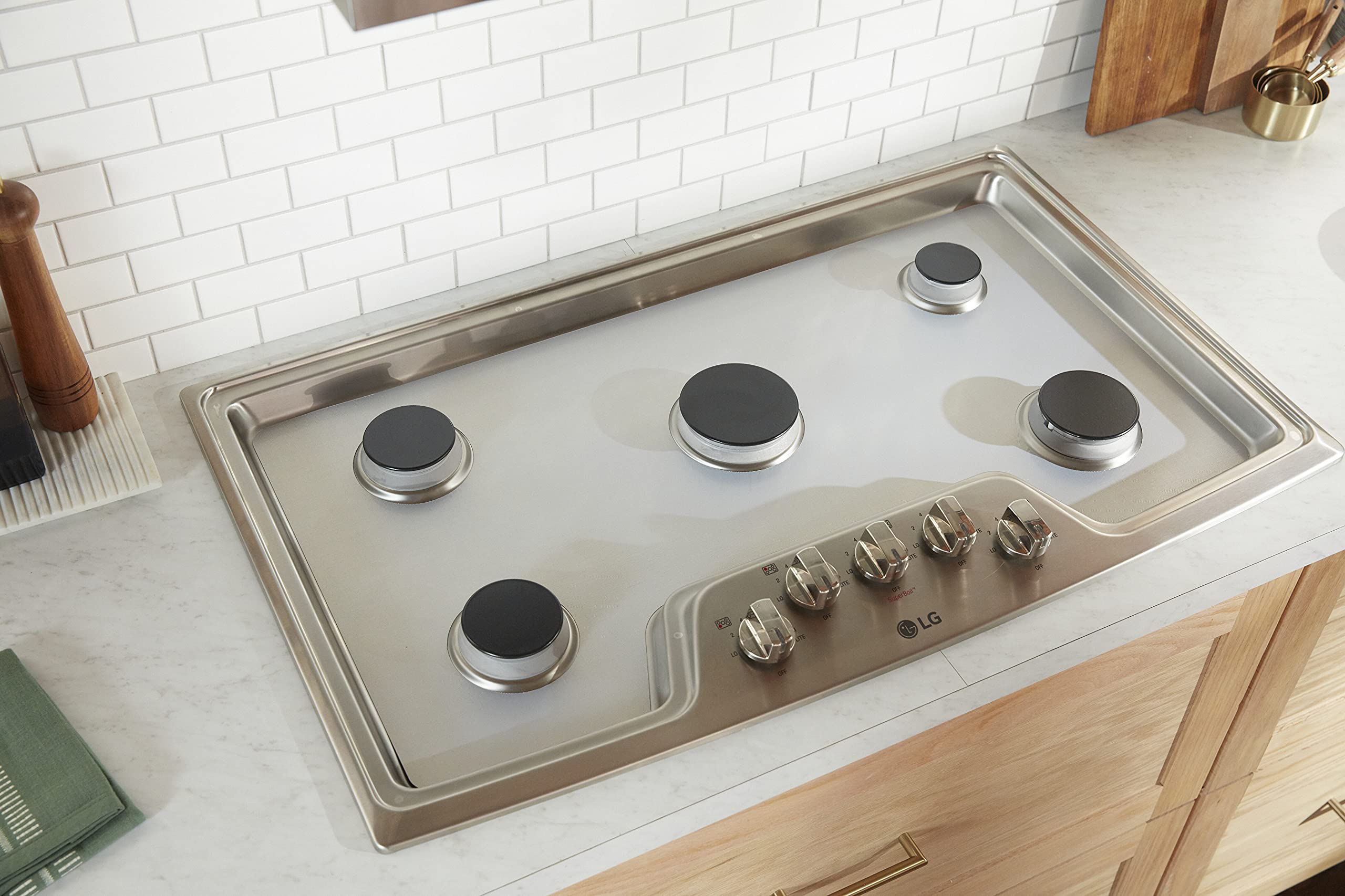 StoveGuard USA-Made Gas Stove Cover - Custom Designed & Precision Cut for Jenn-Air JGD3536GS Range | Durable Stove Top Protector for Kitchen Safety & Counter Space Saving