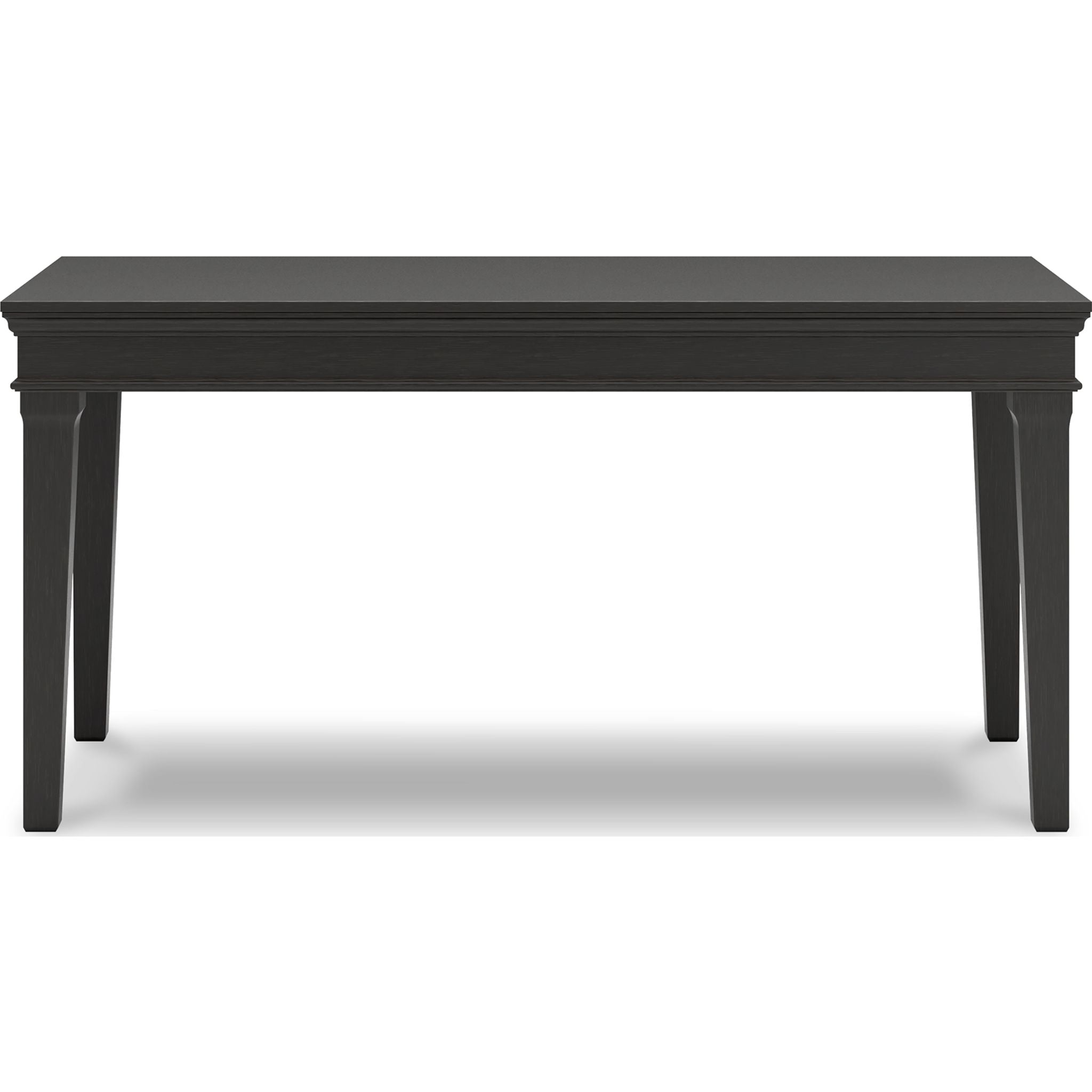 Beckincreek Black Office Desk - Modern Writing Desk for Home & Office Workspace, Study, and Small Spaces