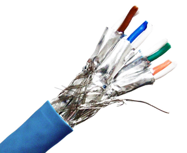 CAT7 Ethernet Cable 1000FT - 10Gbps High-Speed, 23AWG Solid Copper, Dual Shielded (S/FTP), CMR Rated for Indoor Use - Perfect for Home Office, Gaming & Server Room Networking