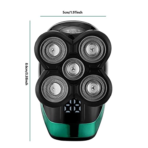 Bald Head Shaver for Men - Electric Shaver & Beard Trimmer Kit with Digital Display, Wet/Dry Use - Full Body Grooming Kit for Face, Head & Body Shaving (Package B) - Perfect for Travel, Gym & Daily Grooming Routine