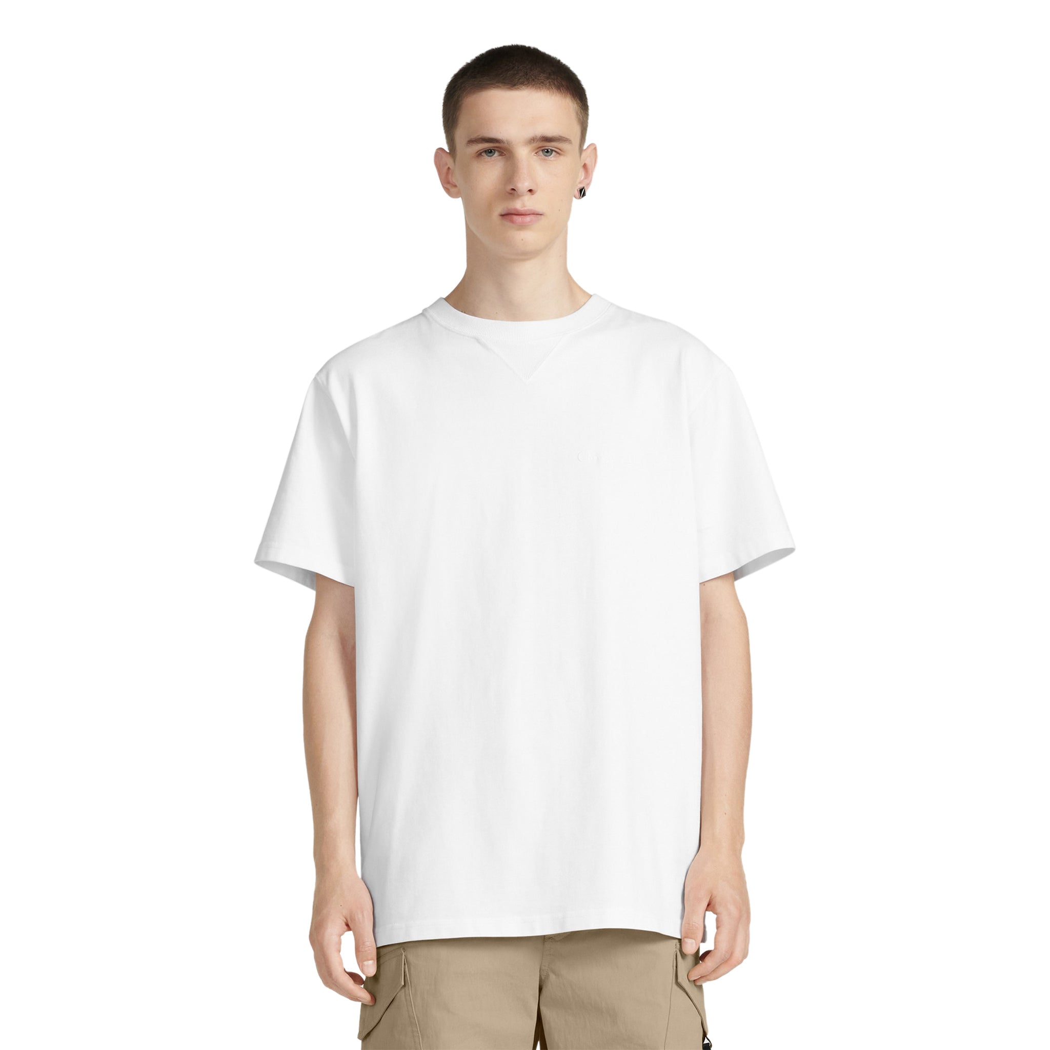 Dior 'Christian Dior Couture' Chest Logo Relaxed Fit White T-Shirt | Casual Wear & Street Style Fashion for Men
