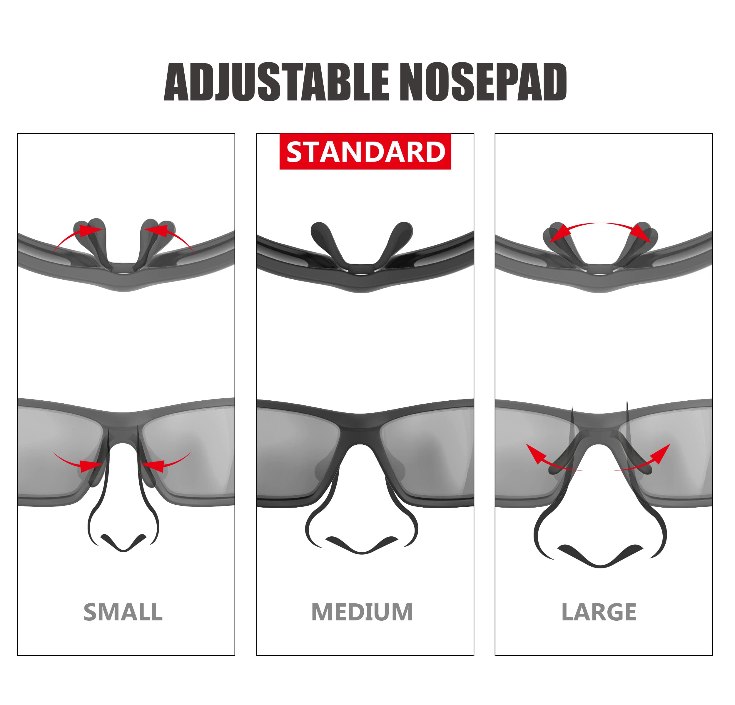 Polarized Fishing Sunglasses for Women & Men - UV Protection, Anti-Glare for Driving, Running, Golf & Cycling - Perfect for Outdoor Sports & Beach Activities