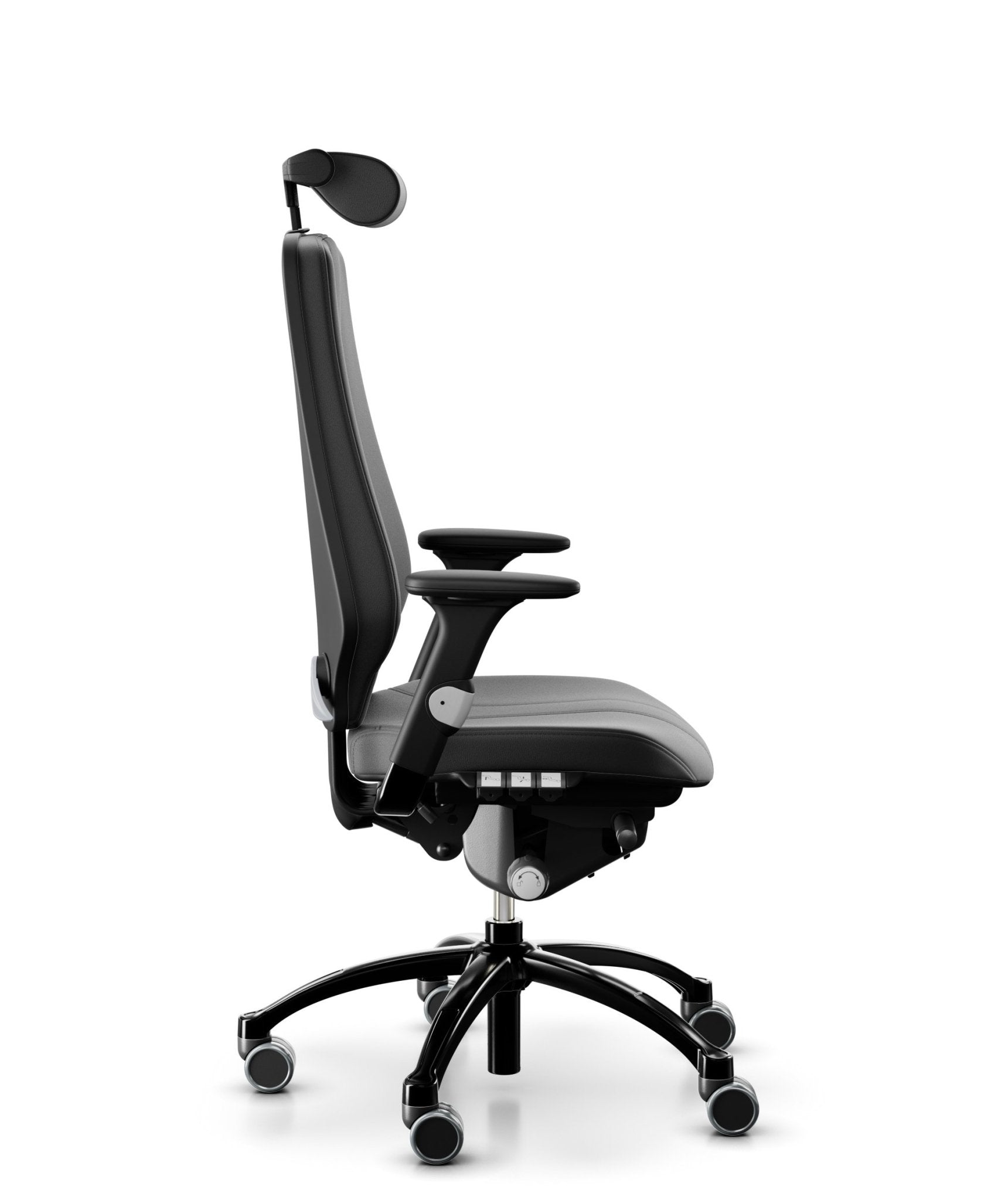 RH Logic 400/3559 Elite Ergonomic Office Chair - Premium Antigo Leather in Black | Perfect for Home Office, Gaming & Executive Workspaces