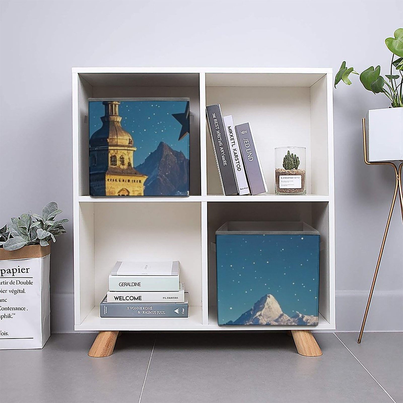 Large Collapsible Storage Bins with Handles - 10.6