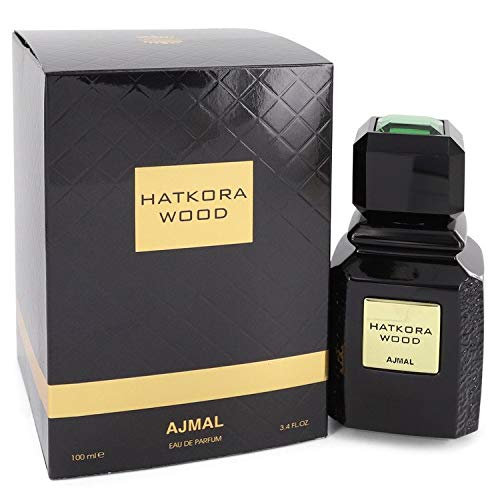 Ajmal Hatkora Wood Eau De Parfum Spray 3.4 oz - Unisex Cologne for Men & Women | Long-Lasting Fragrance for Daily Wear, Office & Special Occasions