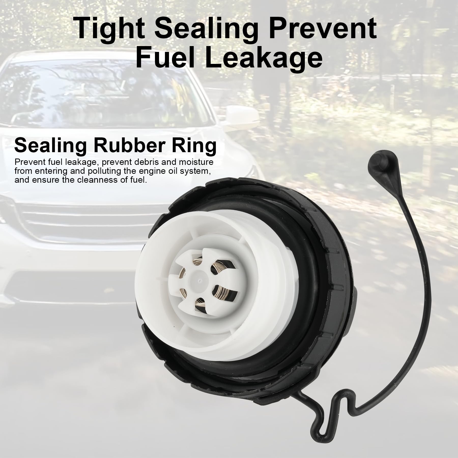 LivTee Gas Cap Replacement for Toyota Lexus - OEM #7730006040 Fit - Car Accessories for Fuel Tank Filler