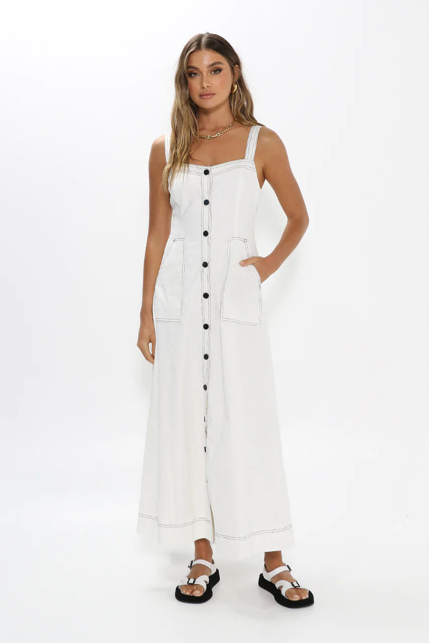 Ashton Dress - Elegant Women's Flowy Midi Dress for Casual Wear, Parties & Date Nights | Perfect for Summer, Weddings & Special Occasions