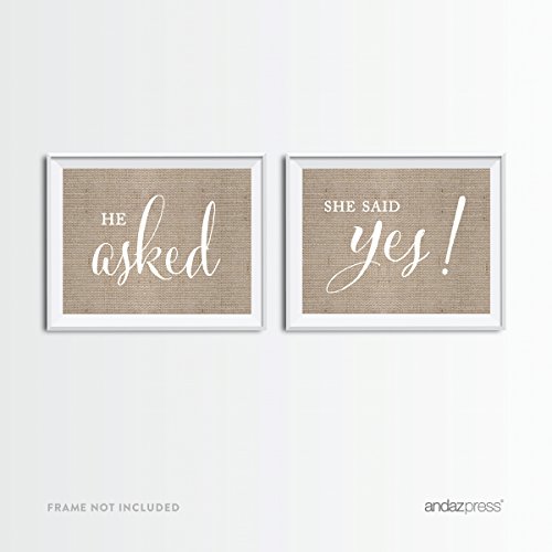 2 Pack He Asked She Said Yes