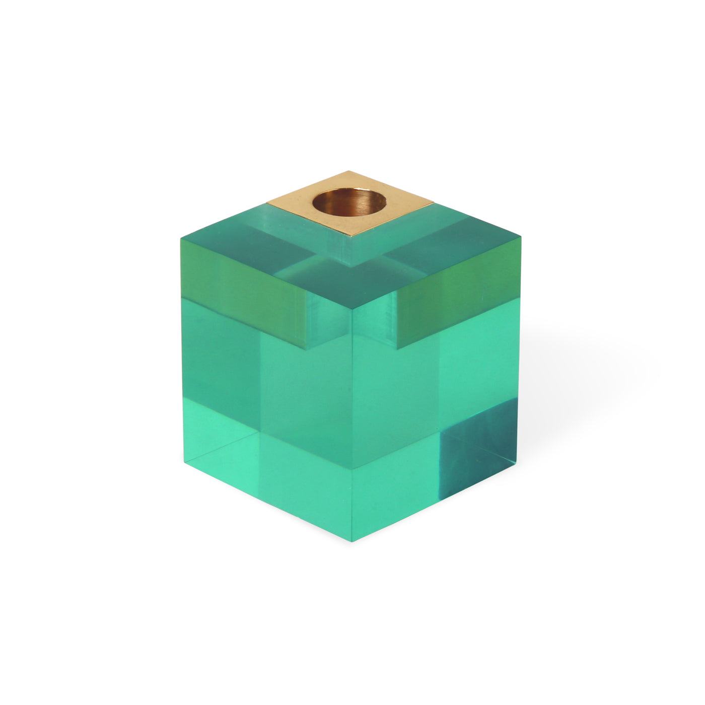 Small Green Monte Carlo Candle Holder - Elegant Home Decor for Dining Table, Wedding Centerpiece & Romantic Ambiance