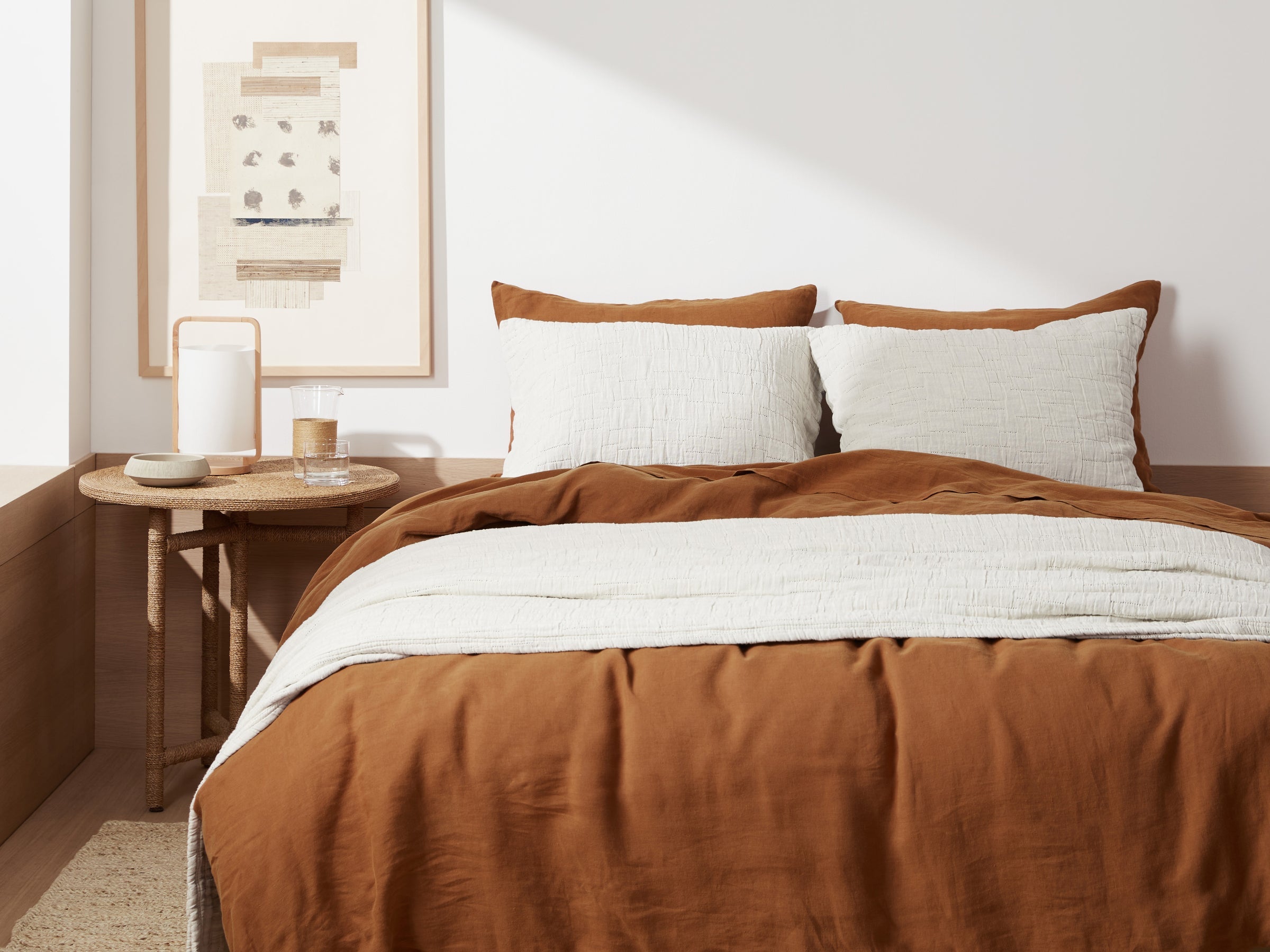 Premium Birch Sham Set (Cream) - Soft & Breathable Organic Cotton Pillowcases for Bedroom, Hotel, Spa - 2 Pack Standard Size (20x26 inches) - Hypoallergenic & Eco-Friendly Home Textiles