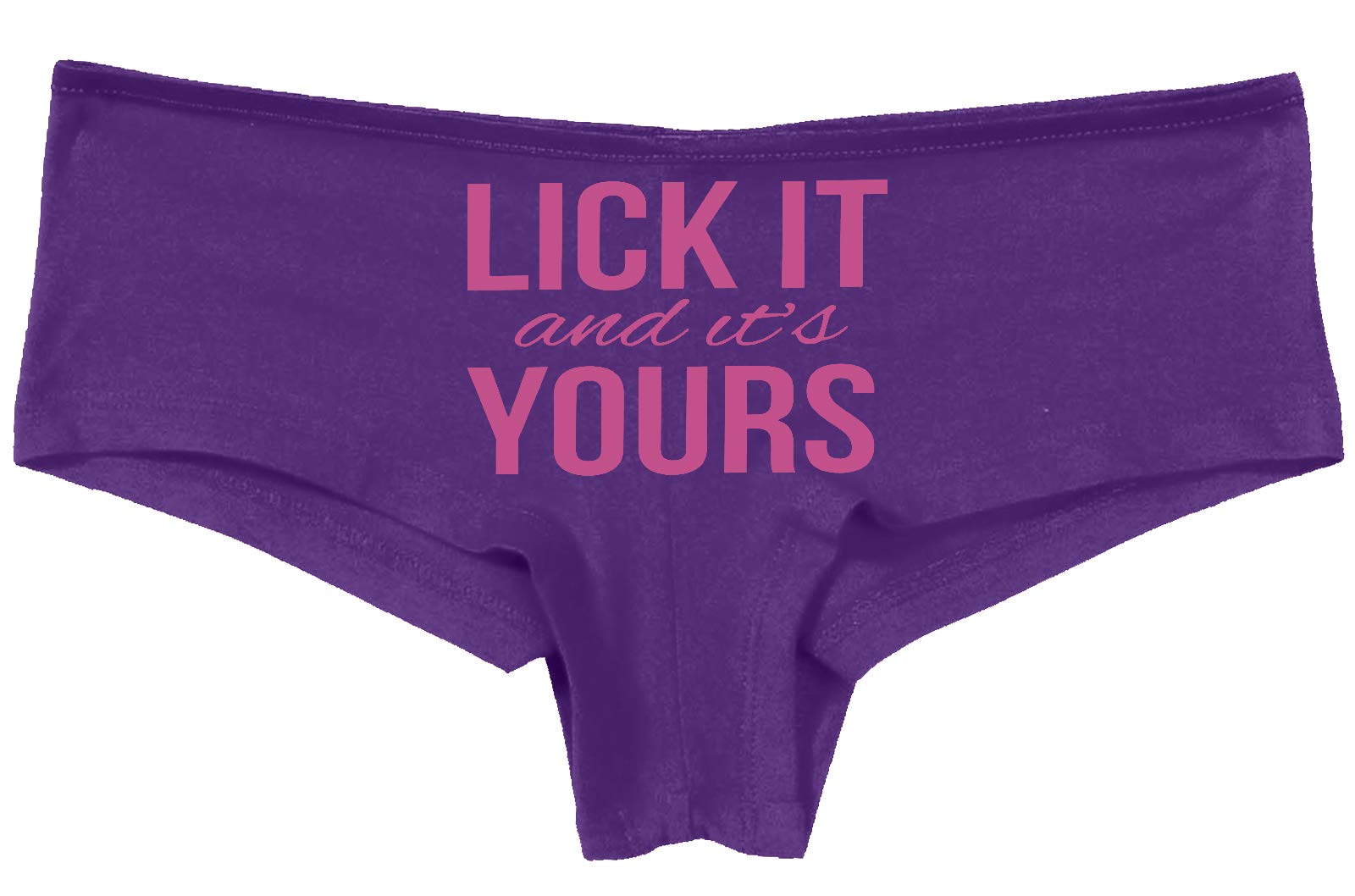 Funny Oral Sex Underwear - Knaughty Knickers 'Lick It' Novelty Lingerie for Couples | Playful Gift for Adults, Role Play & Spicy Date Nights