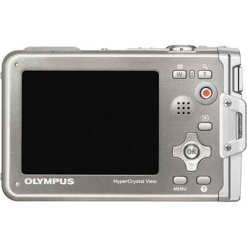 Olympus Stylus Tough 8010 Waterproof Digital Camera 14MP 5x Zoom (Silver) - Perfect for Outdoor Adventures, Snorkeling & Hiking Photography