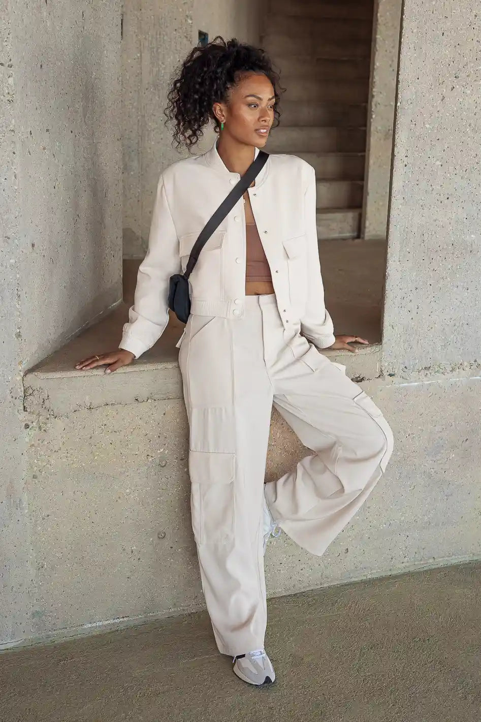 Jocelyn Jacket in Cream | Women's Lightweight Casual Blazer | Perfect for Office, Travel & Date Nights | FINAL SALE