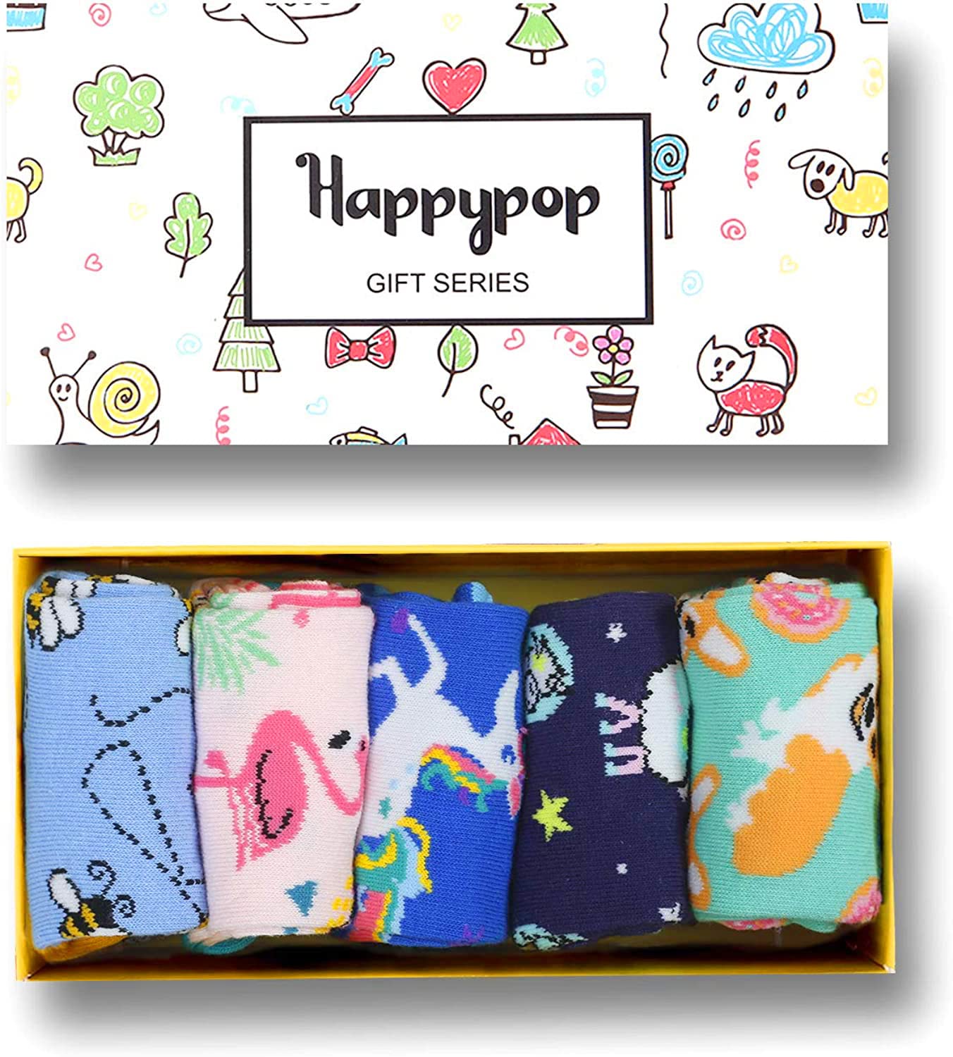 Fun & Crazy Novelty Socks for Kids & Teens - Colorful Silly Socks for Boys & Girls Ages 2-10 - Perfect for School, Parties & Gifts