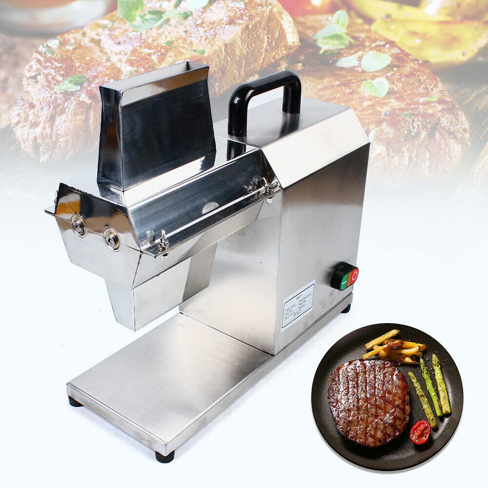 450W Heavy Duty Commercial Meat Tenderizer & Grinder - Stainless Steel Electric Steak Machine for Beef, Chicken, Pork, Turkey, Mutton & Fish | Perfect for Restaurants, Butcher Shops & Home Kitchens