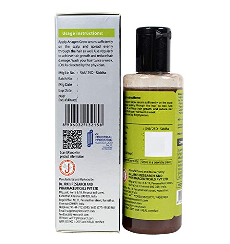 Caredura Anagen Hair Growth Serum - 100ml for Thicker, Stronger Hair | Natural Hair Regrowth Treatment for Men & Women | Use for Daily Scalp Nourishment & Hair Loss Prevention