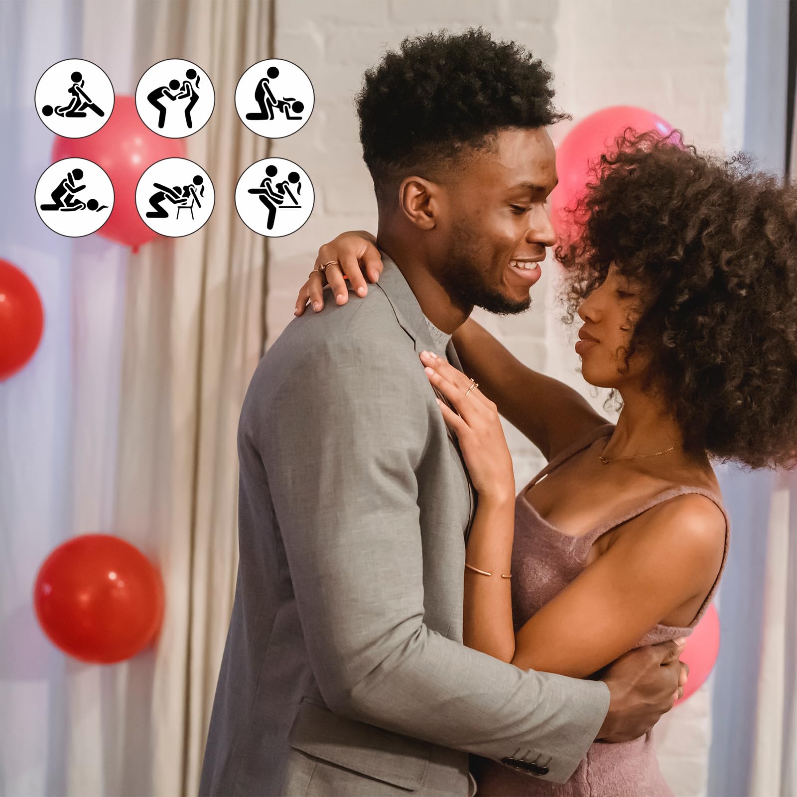 VANLOVEMAC Valentine's Day Couples Gift Set - Romantic Decision Dice for Date Night, Anniversary & Funny Gifts for Him Her - Perfect for Couples Game Night & Relationship Building