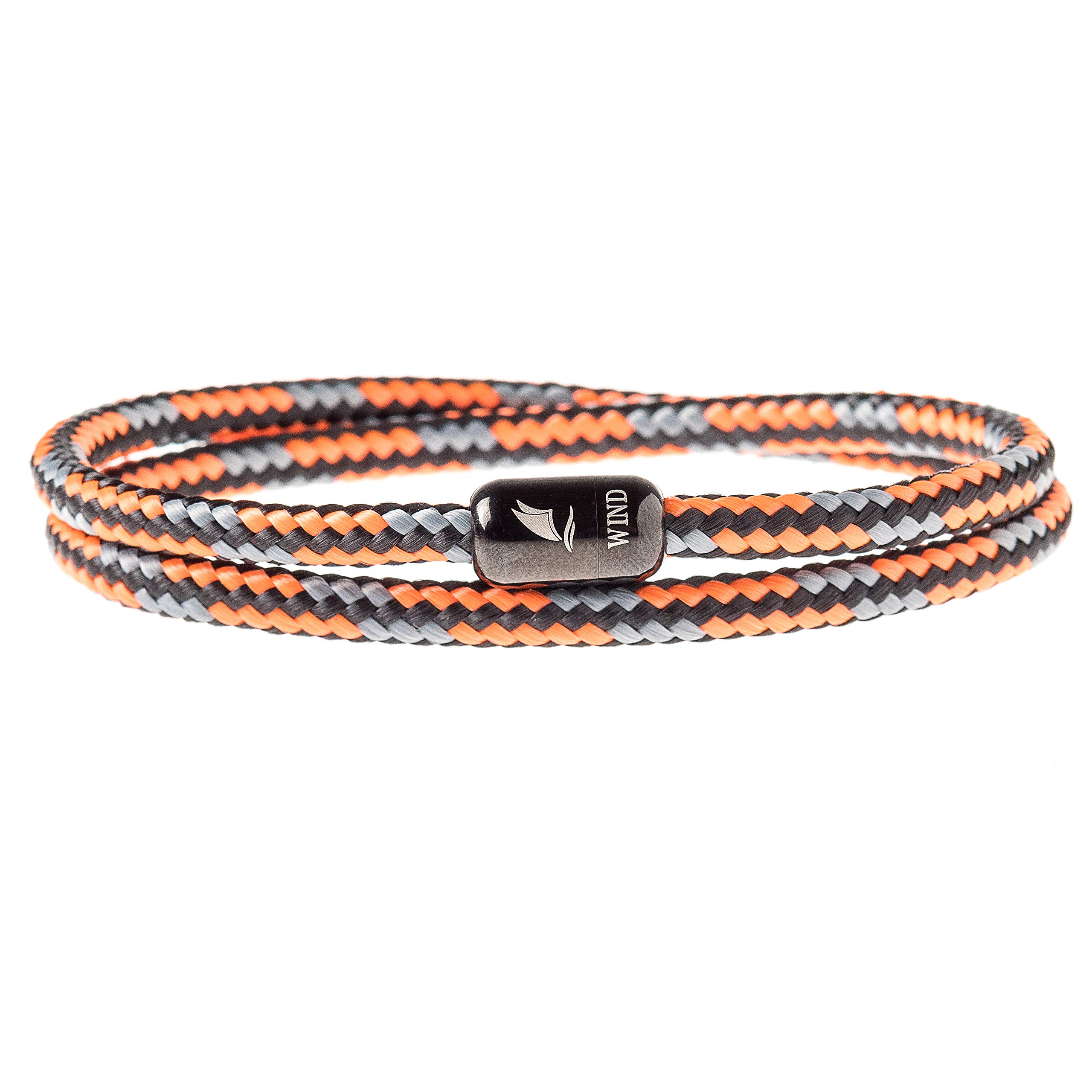 Wind Passion - Stylish Paracord Bracelet for Women & Men - Adjustable Magnetic Clasp Rope Wristband - Outdoor Survival Gear, Fashion Accessory, Camping & Hiking Essential