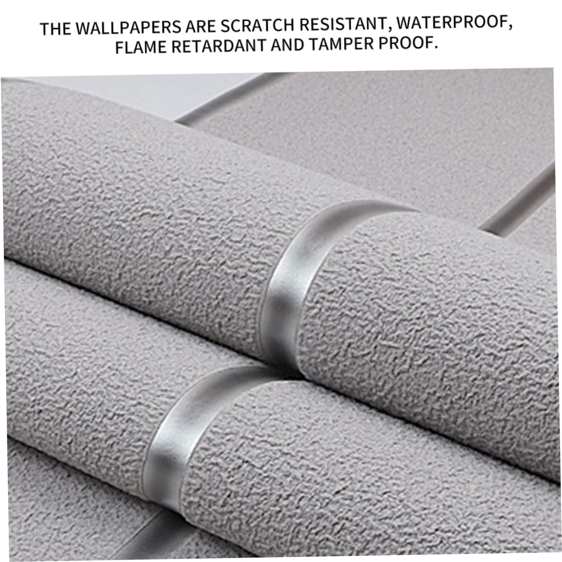 Non-Woven 3D Deer Leather Pattern Wallpaper - Waterproof Kitchen Wallpaper & Living Room Wall Decoration | Perfect for Home Renovation, Apartment Decor, and Accent Walls