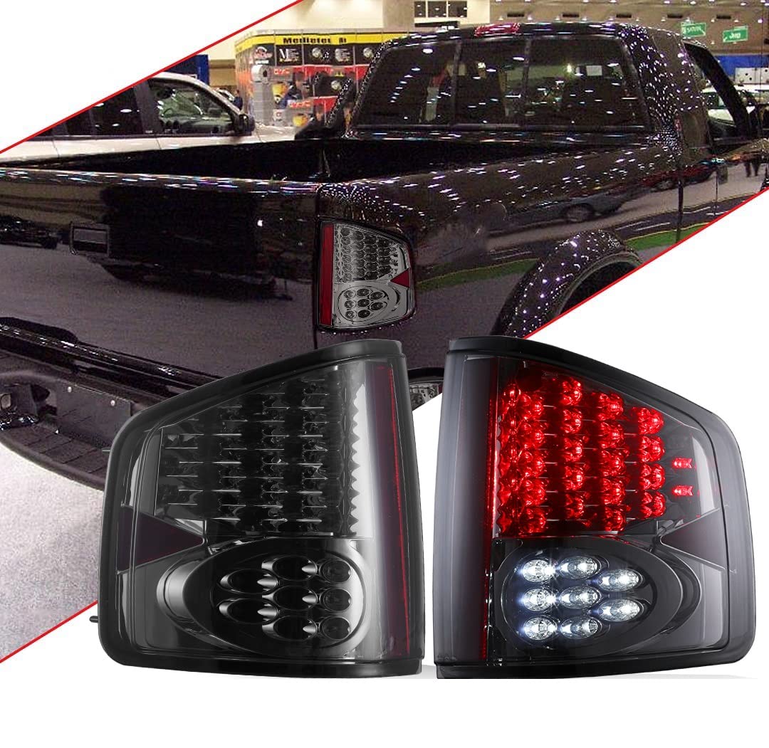 Winjet LED Tail Lights Compatible with Chevy S10 & GMC Sonoma Pickup (1994-2004) - Durable Replacement for Improved Visibility & Safety - Perfect for Night Driving & Towing