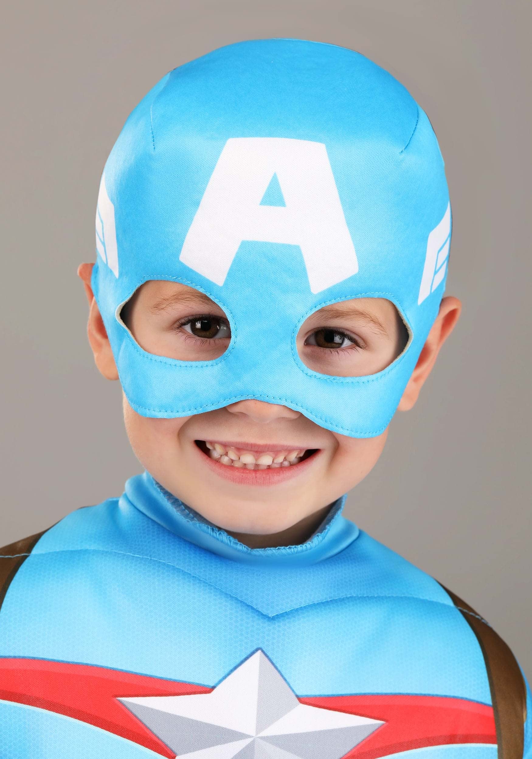Jazwares Marvel Captain America Costume for Kids - Steve Rogers Superhero Outfit for Halloween & Cosplay | Perfect for Dress-Up, Parties & Comic Conventions
