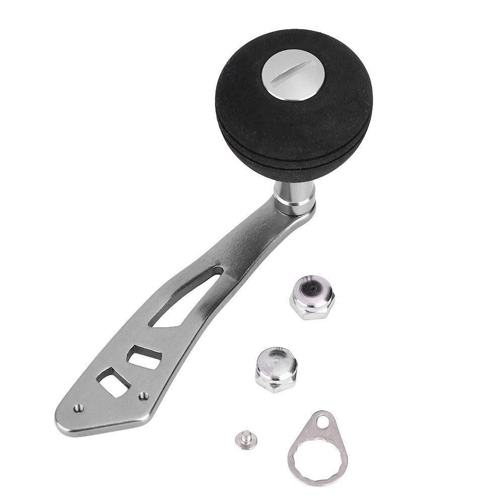 Owlike Fishing Reel Handle - Non-Slip Grip Power Handle Replacement for Spinning Reels - Durable Rotary Knob for Smooth Fishing Experience - Perfect for Saltwater, Freshwater, and Ice Fishing Adventures