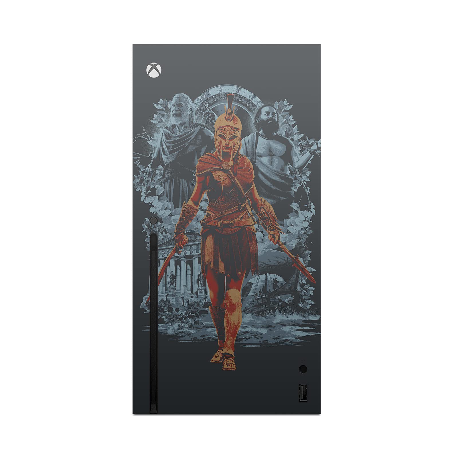 Officially Licensed Assassin's Creed Kassandra Vinyl Sticker Skin Case Cover for Xbox Series X Console & Controller - Gaming Accessories for AC Odyssey Fans | Perfect for Gaming Setups & Collector Displays