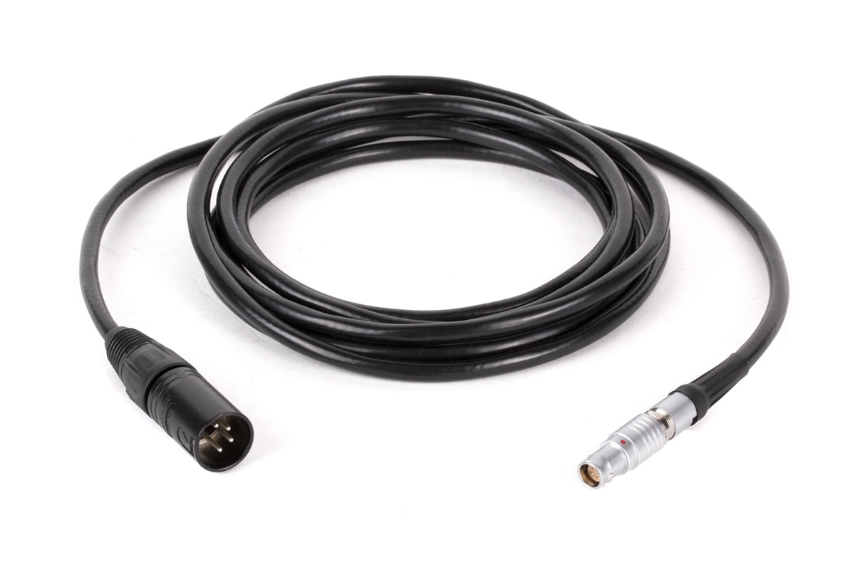 4-Pin XLR to Canon C200 C200B C300 Mark II Adapter Cable - Straight 120cm for Professional Video & Audio Recording - Perfect for Film Studios & Live Broadcasts