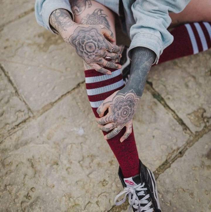 American Flag Knee High Socks - Patriotic Red White Blue Striped Socks for Women & Men - Perfect for 4th of July, Sports Events & Casual Wear