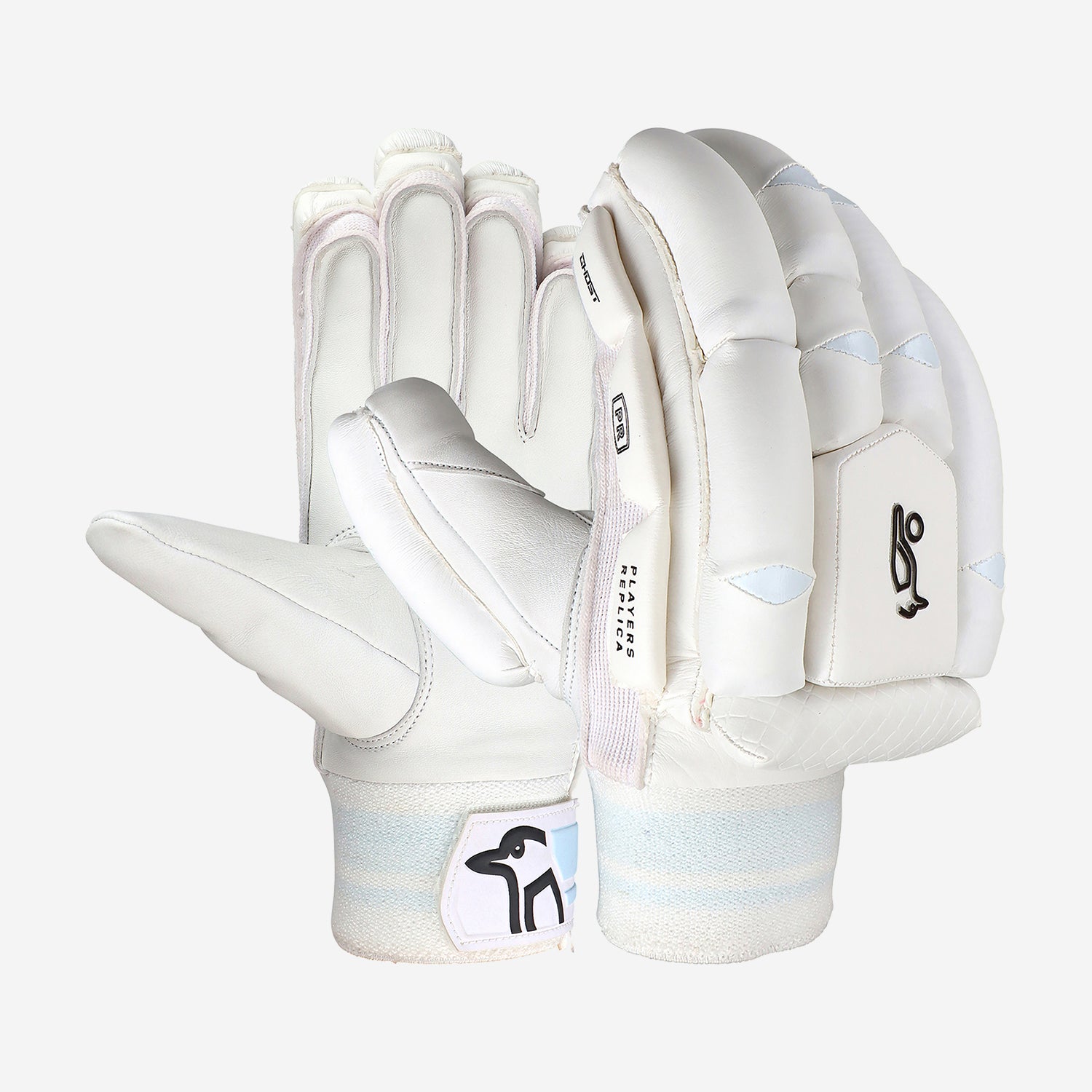 Kookaburra Ghost Pro Players Replica Adult Cricket Batting Gloves - Premium Leather Cricket Gloves for Men, Professional Grade Protection & Grip - Perfect for Matches, Training & Practice Sessions