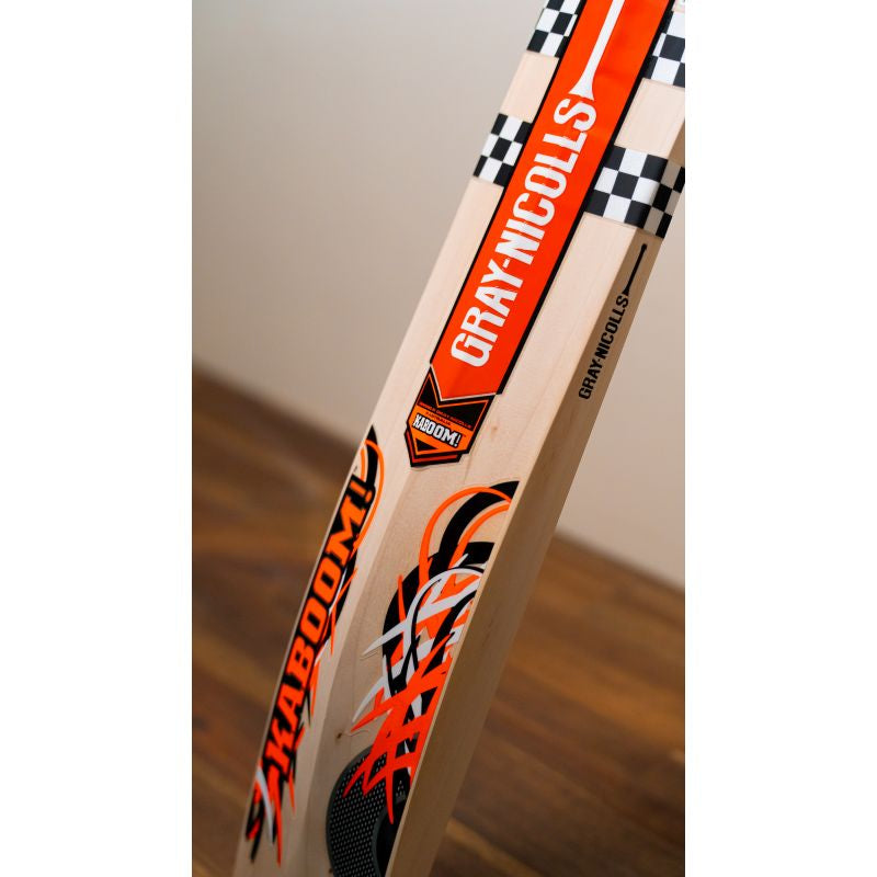 Gray Nicolls Kaboom Premium Special Edition Cricket Bat - Lightweight & Durable for Professional & Amateur Players - Perfect for Matches, Training & Practice Sessions
