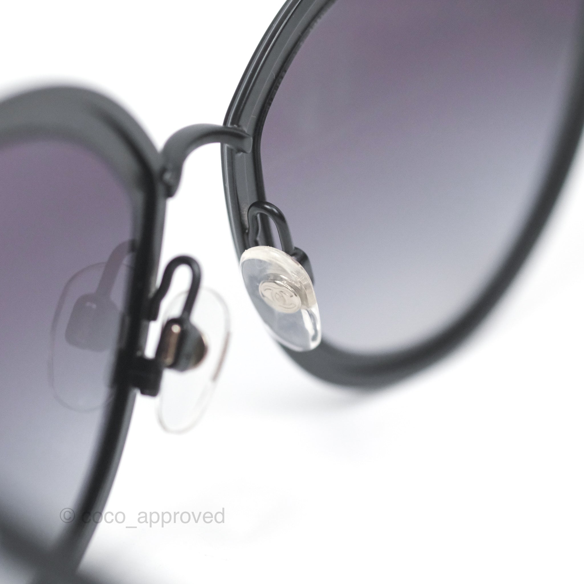 Chanel Cat Eye Sunglasses for Women - Matte Black UV Protection Fashion Shades - Perfect for Beach, Driving & Outdoor Activities