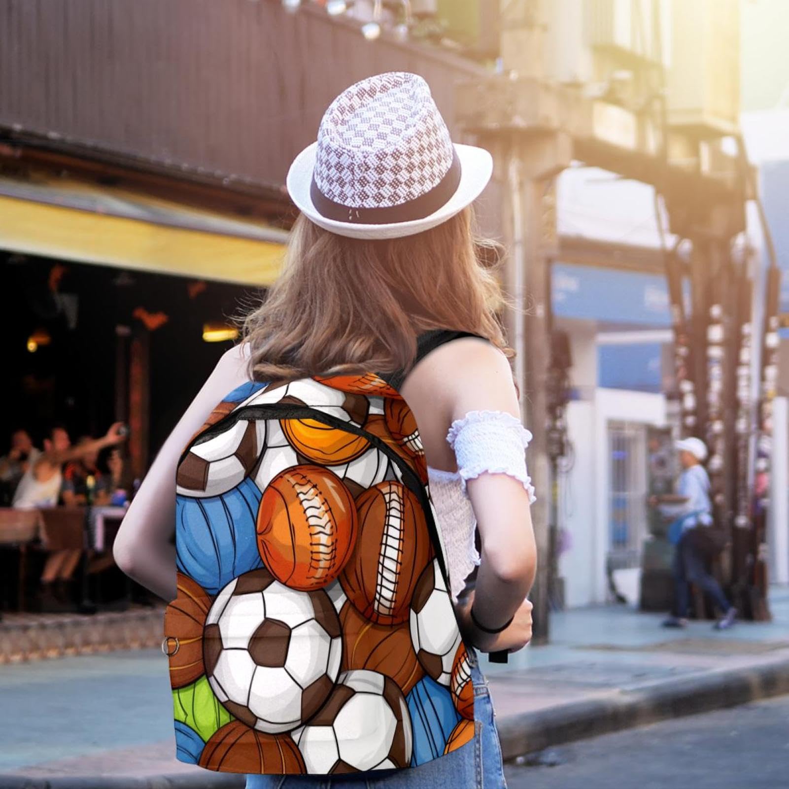Best Travel Backpack for Women & Men - Durable Sports Backpack for Basketball, Football, Volleyball Balls | Perfect for Gym, School, Hiking & Outdoor Adventures