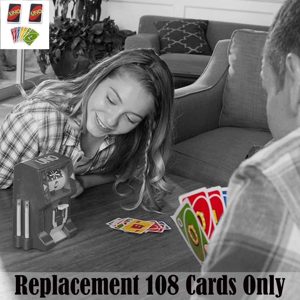 Mattel UNO Wild Jackpot Replacement Cards - Official Replacement Deck for UNO Card Game - Perfect for Game Nights, Travel & Family Fun