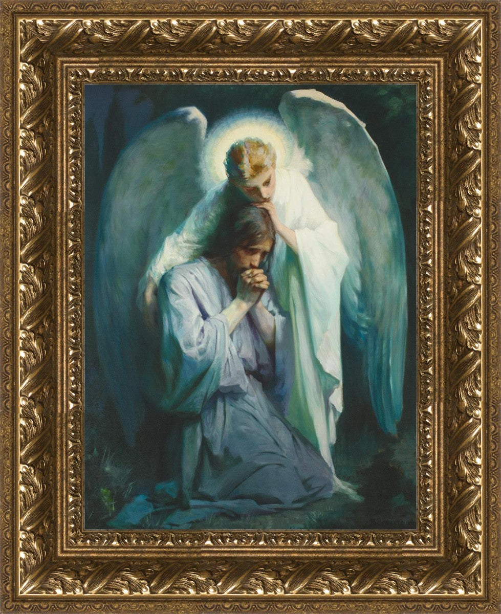 Agony in the Garden - Religious Art Print - Biblical Wall Decor for Home, Church & Office - Jesus Christ Prayer Scene - Christian Gift Idea