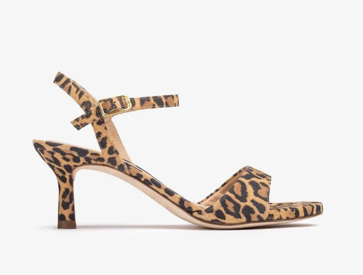 UNISA Leopard Print Heeled Sandals for Women - Fashion Animal Print High Heel Sandals | Perfect for Parties, Date Nights & Summer Outfits
