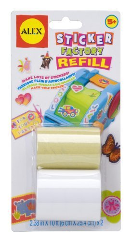 ALEX Toys Craft Sticker Factory Refill Kit - 500+ Stickers for Kids DIY Art Projects, Scrapbooking, School Supplies & Party Favors - Creative Fun for Ages 4+