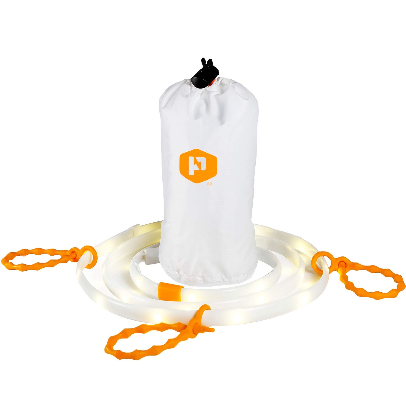 Luminoodle - Original 5ft Waterproof USB LED Rope Light for Camping, Hiking & Emergency Safety - Portable LED String Lights with Lantern for Outdoor Adventures, Tents, Backpacks & Power Outages