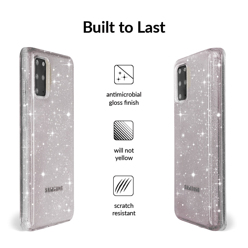 Samsung Galaxy Phone Case with Grey Stardust Design - Slim Protective Cover for Everyday Use, Work & Travel