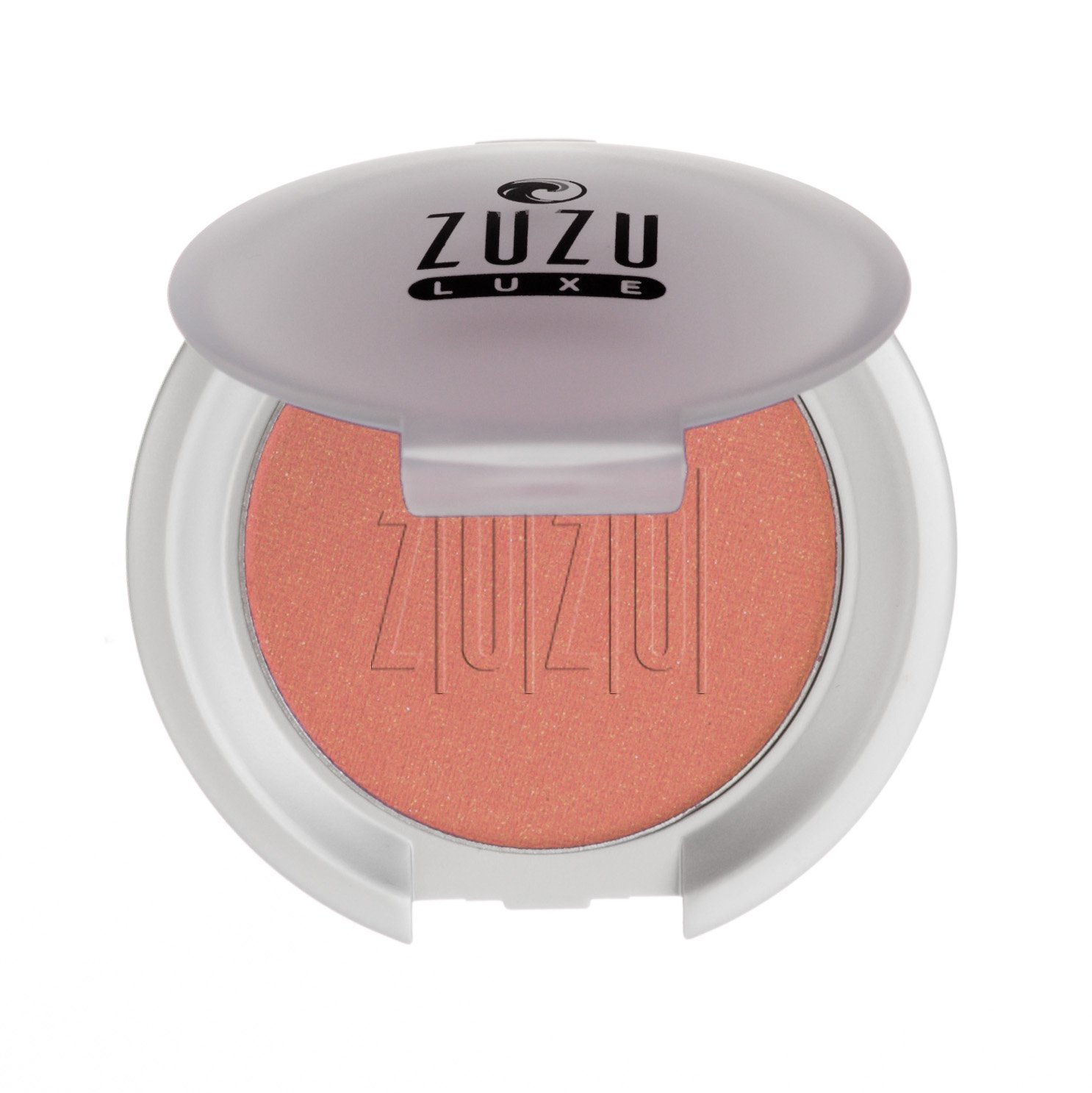 ZUZU LUXE Mineral Blush in Sunset Apricot - Warm Shimmer Vegan Makeup | Natural, Paraben-Free, Gluten-Free, Cruelty-Free & Non-GMO | 0.1 oz | Perfect for Everyday Wear & Special Occasions